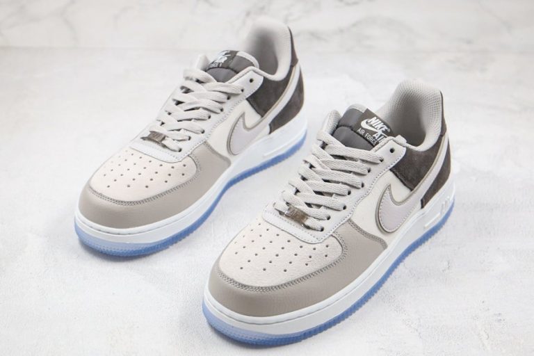 nike air force 1 blue grey