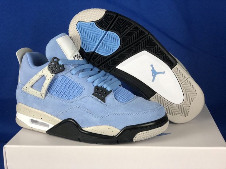 2021 Air Jordan 4 SE University Blue/Tech Grey-White-Black - FavSole.com