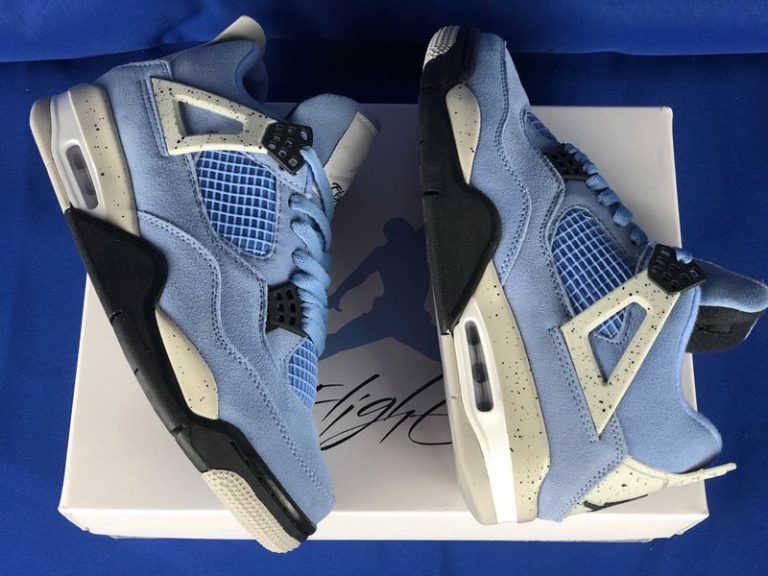 2021 Air Jordan 4 SE University Blue/Tech Grey-White-Black - FavSole.com