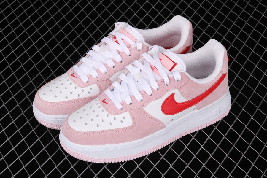 Air Force 1 “Valentine’s Day Love Letter” White/Pink Foam/University ...