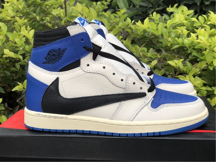 Travis Scott x Fragment x Air Jordan 1 High OG SP Military Blue ...