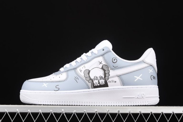 Kaws x Nike Air Force 1 Low Grey White - FavSole.com